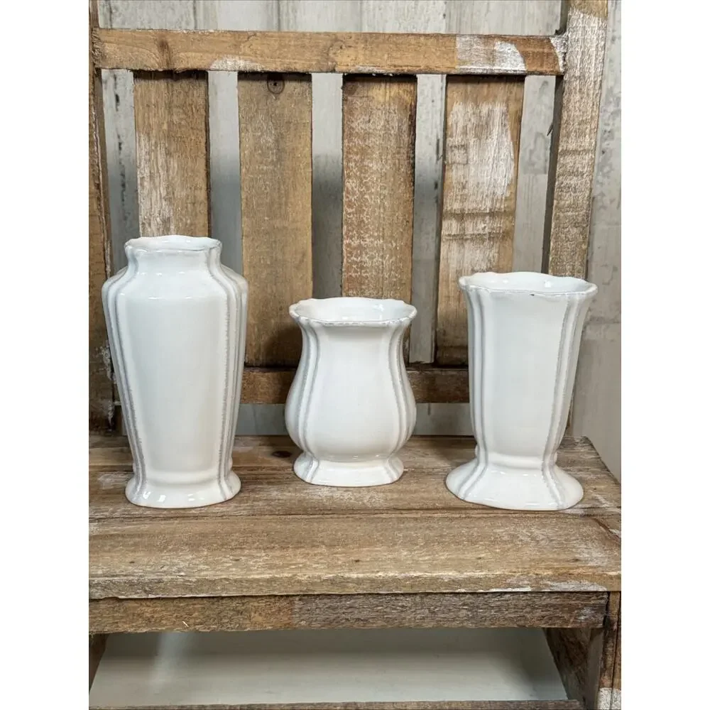Southern Living Set Of 3 Mini Petite Bud Vases